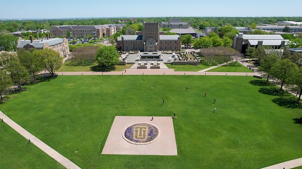 TU campus aerial view